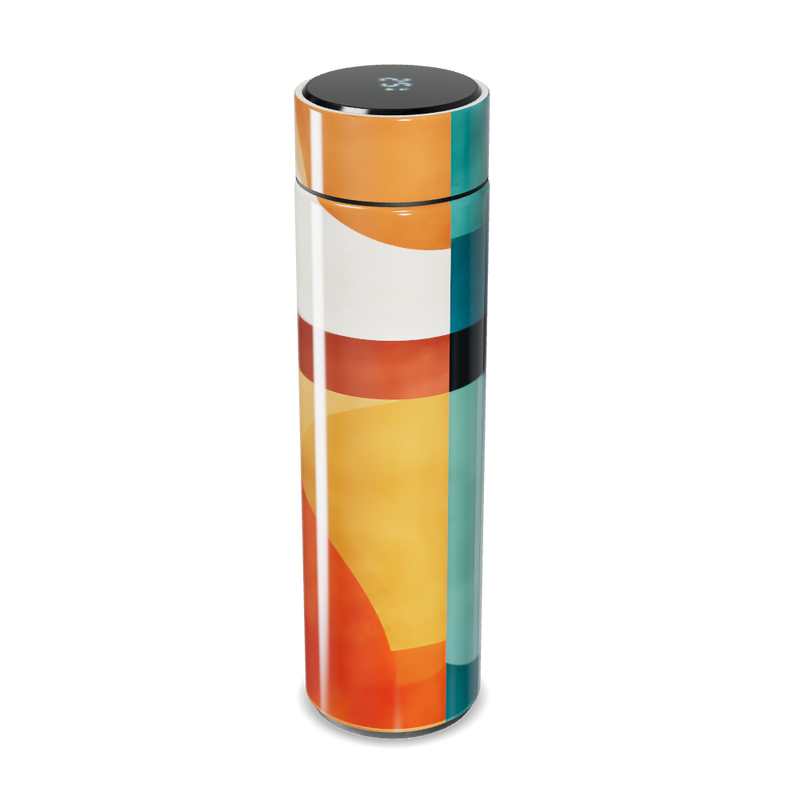 Garrafa Térmica Touch - Estampa Colorida Aço Inox