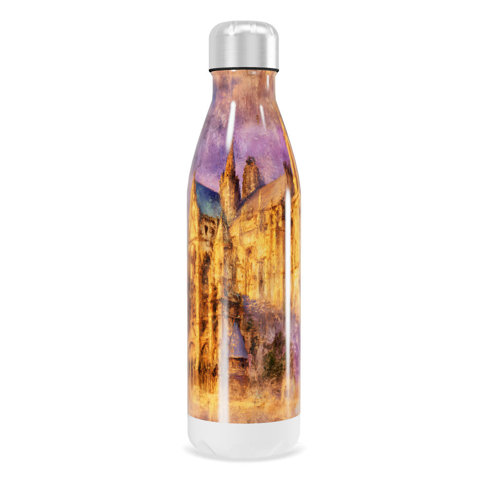 Garrafa Inox - Estampa Cidade Colorida