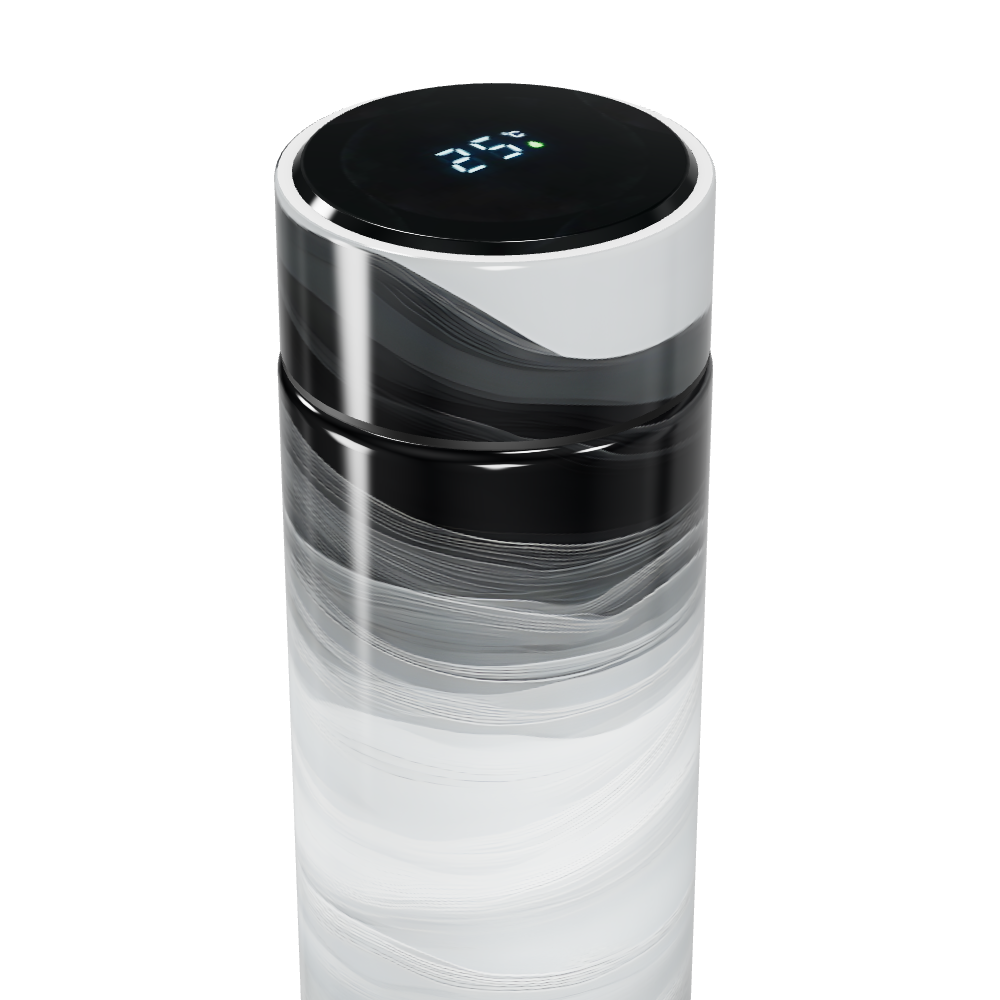 Garrafa Térmica Touch - Preta com Display Digital