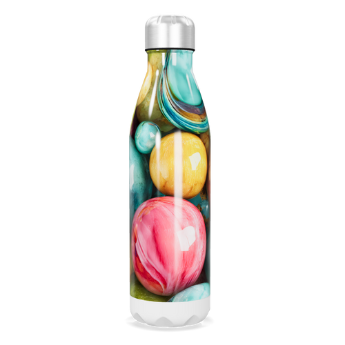 Garrafa Inox Estampada - Planetas Coloridos