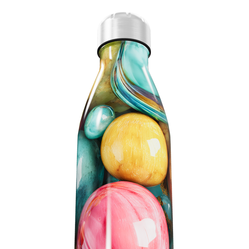 Garrafa Inox Estampada - Planetas Coloridos