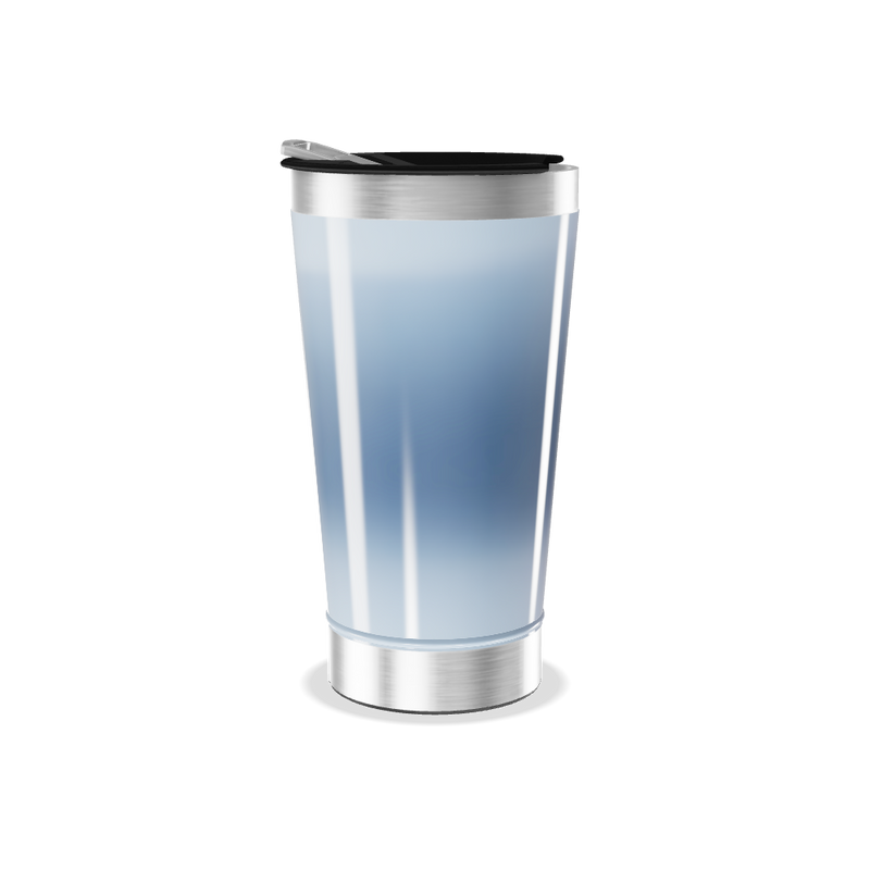 Copo Térmico - Degradê Azul Aço Inox