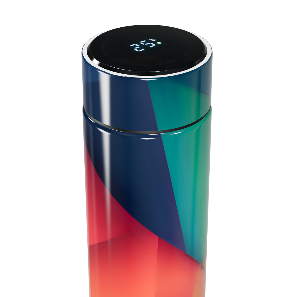 Garrafa Térmica Touch - Estampa Colorida