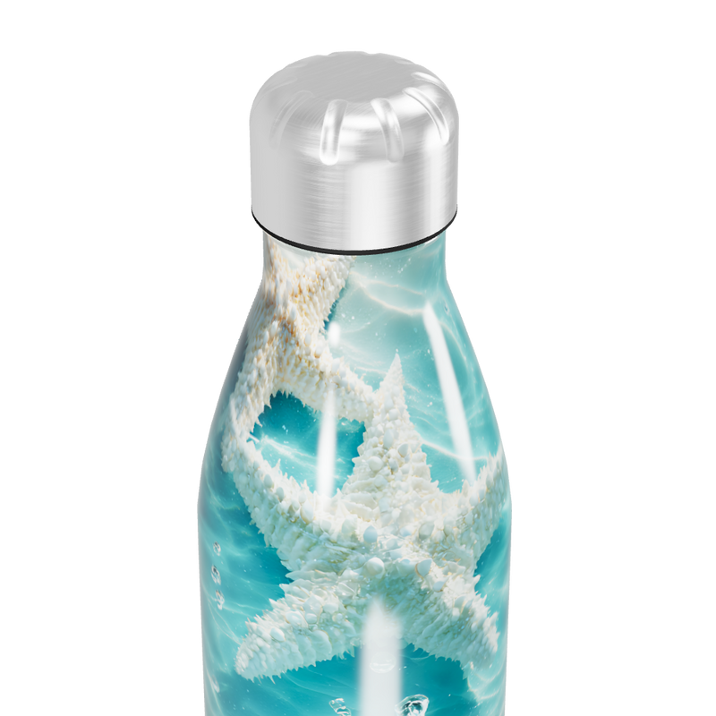 Garrafa Inox Estampada Estrelas do Mar