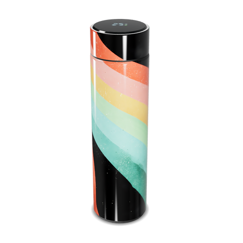 Garrafa Térmica Touch - Listras Coloridas
