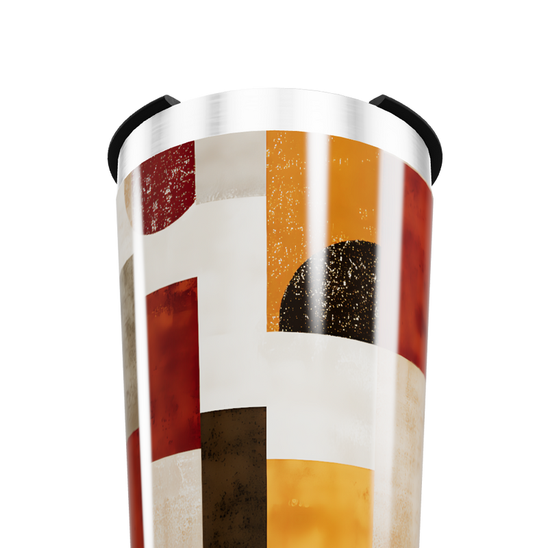 Copo Térmico - Estampa Geométrica Colorida