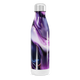 Garrafa Inox - Roxa com Design Abstrato