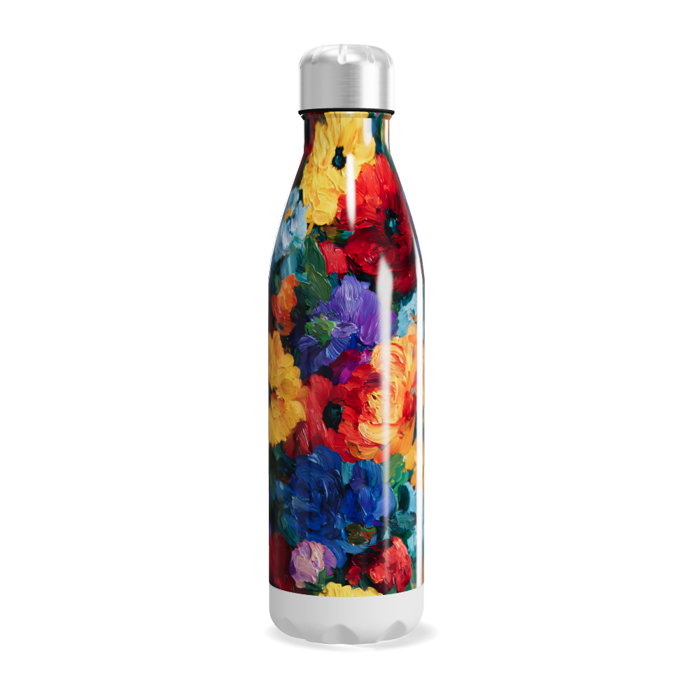 Garrafa Inox - Floral Colorida 500ml