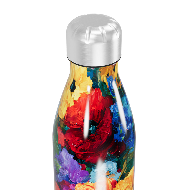 Garrafa Inox - Floral Colorida 500ml