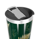Copo Térmico - Folhas Douradas Verde