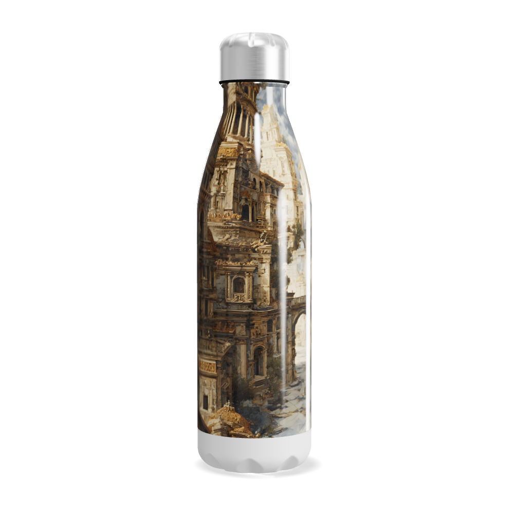 Garrafa Inox - Estampa Arquitetura Clássica