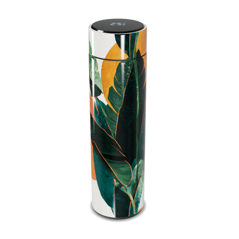 Garrafa Térmica Touch - Folhagem Tropical
