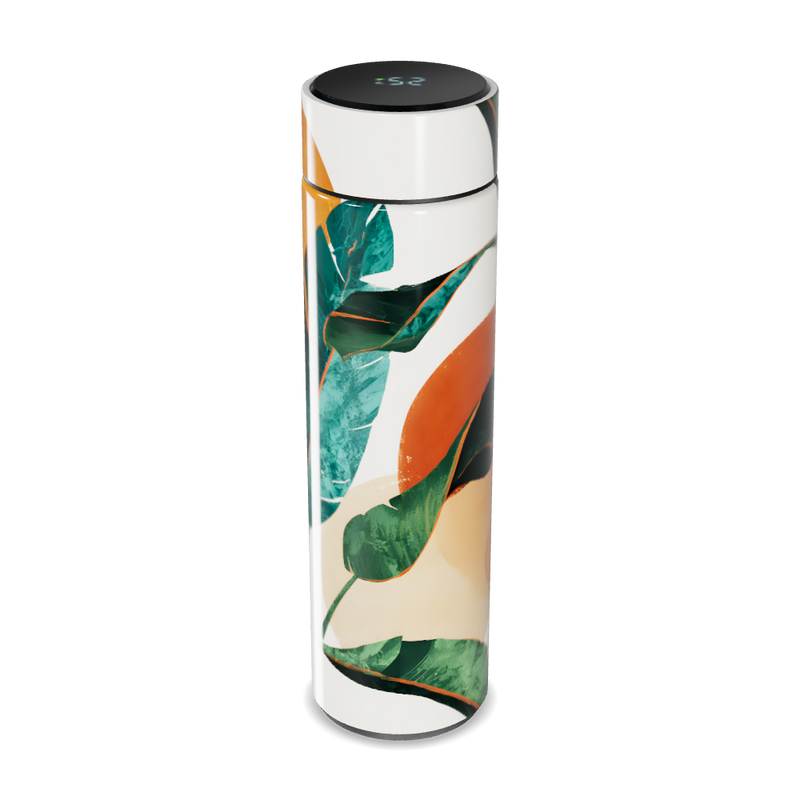 Garrafa Térmica Touch - Folhagem Tropical