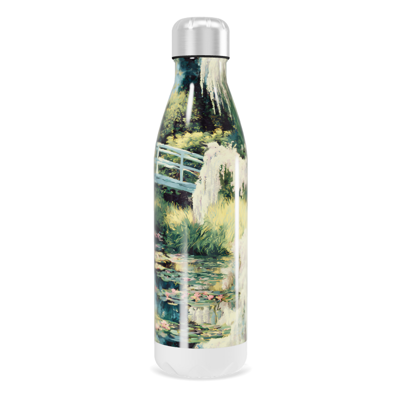 Garrafa Inox - Estampa Jardim Monet