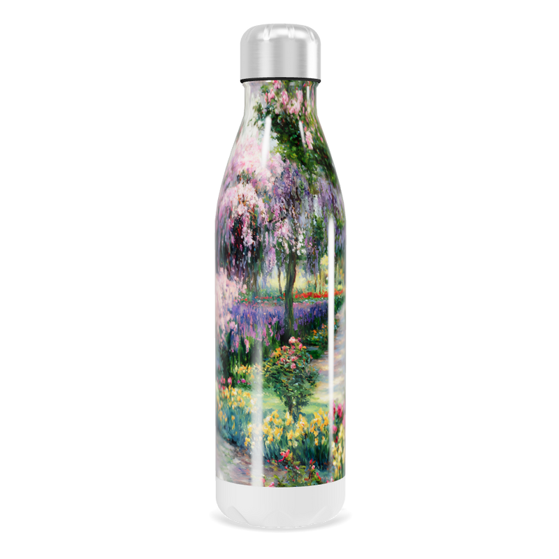 Garrafa Inox - Estampa Jardim Florido