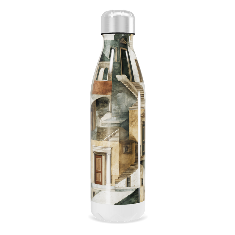 Garrafa Inox - Estampa Arquitetura