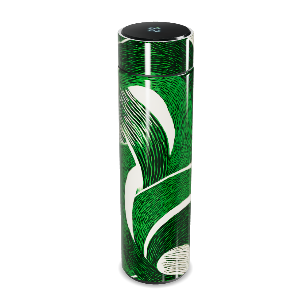 Garrafa Térmica Touch - Verde com Estampa