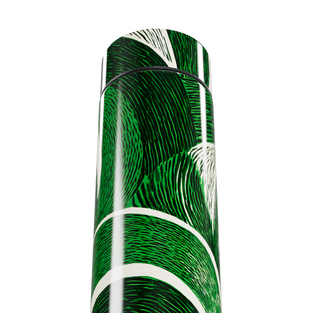 Garrafa Térmica Touch - Verde com Estampa