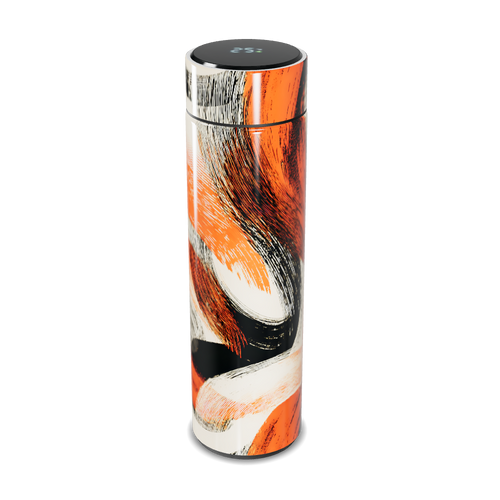 Garrafa Térmica Touch - Estampa Abstrata Colorida