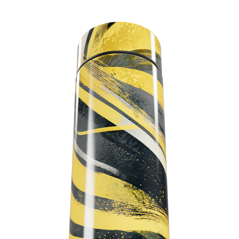 Garrafa Térmica Touch - Estampa Amarela e Preta