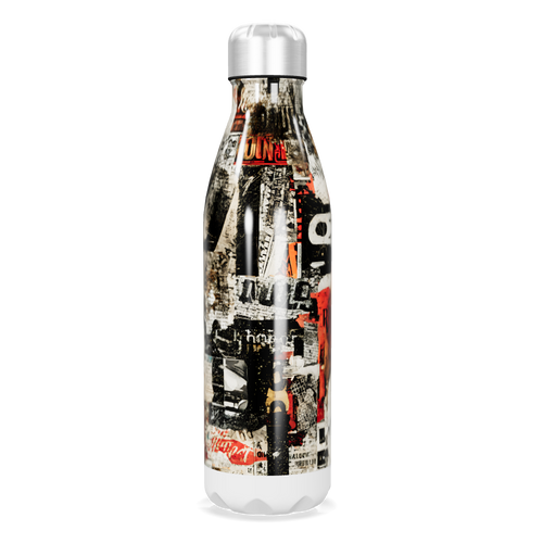 Garrafa Inox - Estampa Urbana Colorida