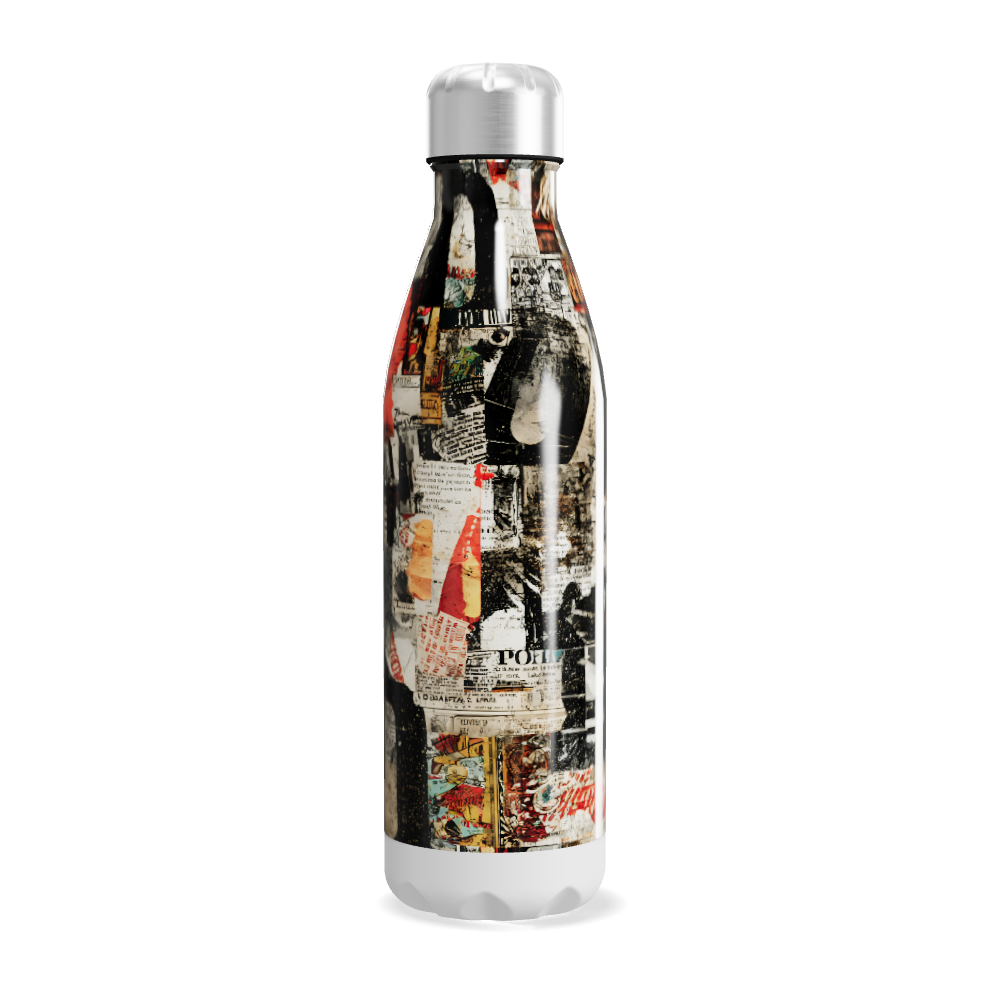 Garrafa Inox - Estampa Urbana Colorida