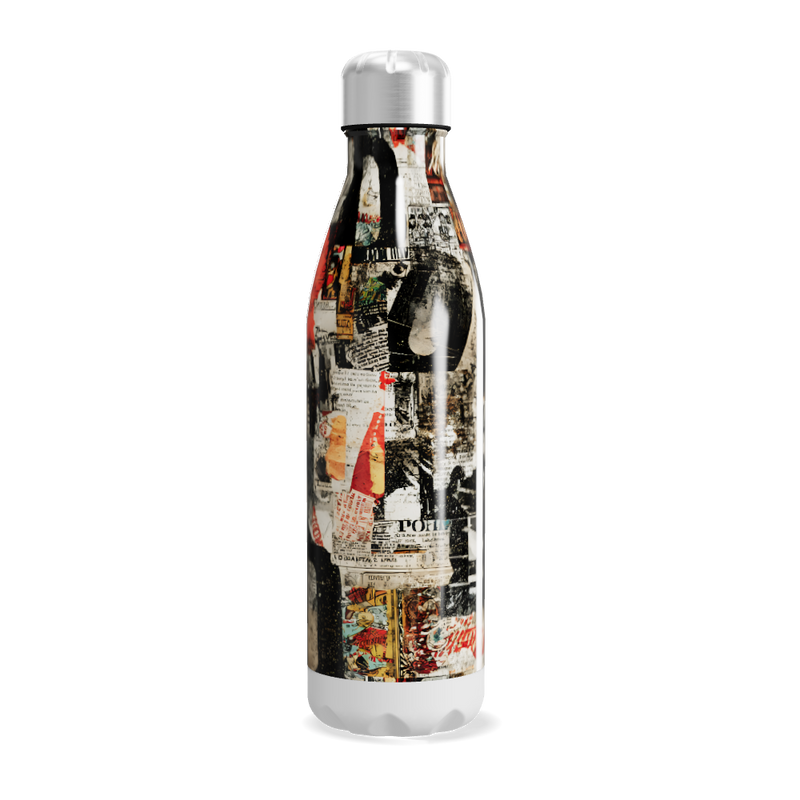 Garrafa Inox - Estampa Urbana Colorida
