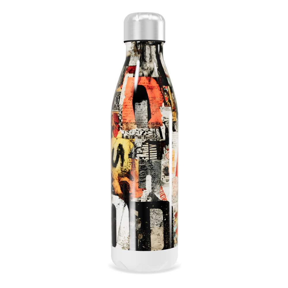 Garrafa Inox - Estampa Urbana Colorida