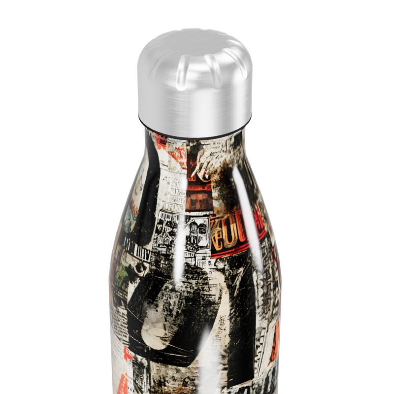 Garrafa Inox - Estampa Urbana Colorida