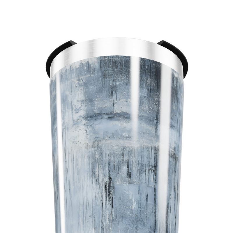 Copo Térmico - Estampa Azul Abstrata