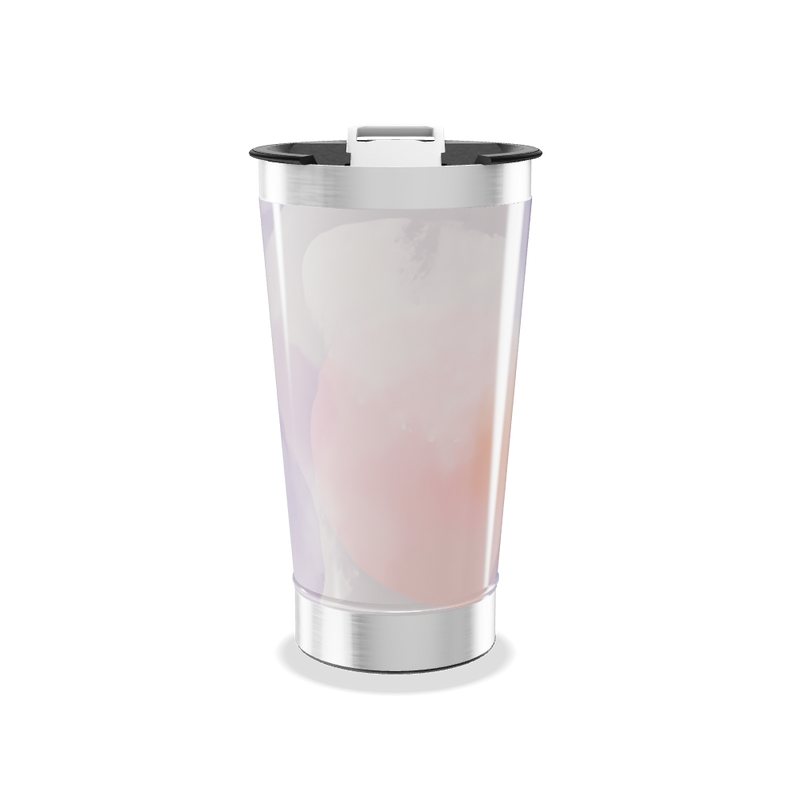 Copo Térmico - Transparente com Base Prata