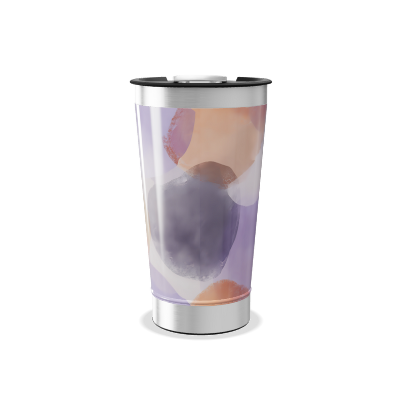 Copo Térmico - Transparente com Base Prata