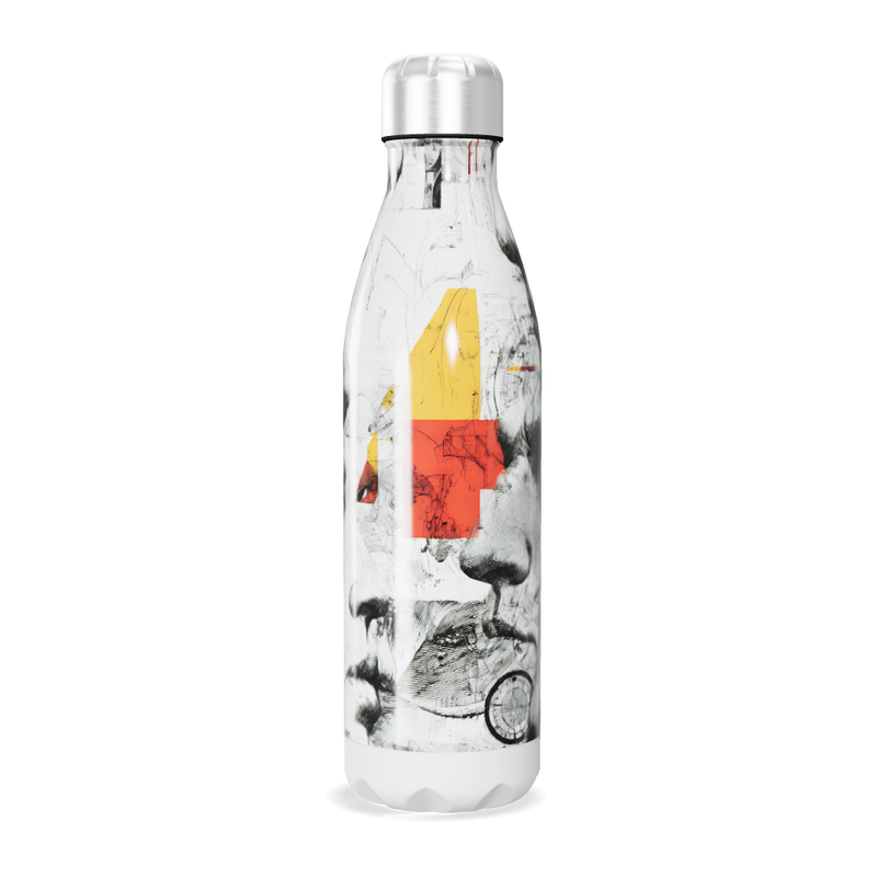 Garrafa Inox - Estampa Artística Faces