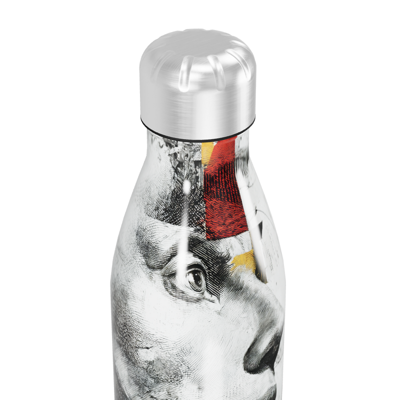 Garrafa Inox - Estampa Artística Faces