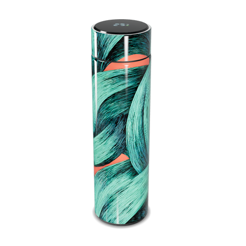 Garrafa Térmica Touch - Verde Estampada Digital