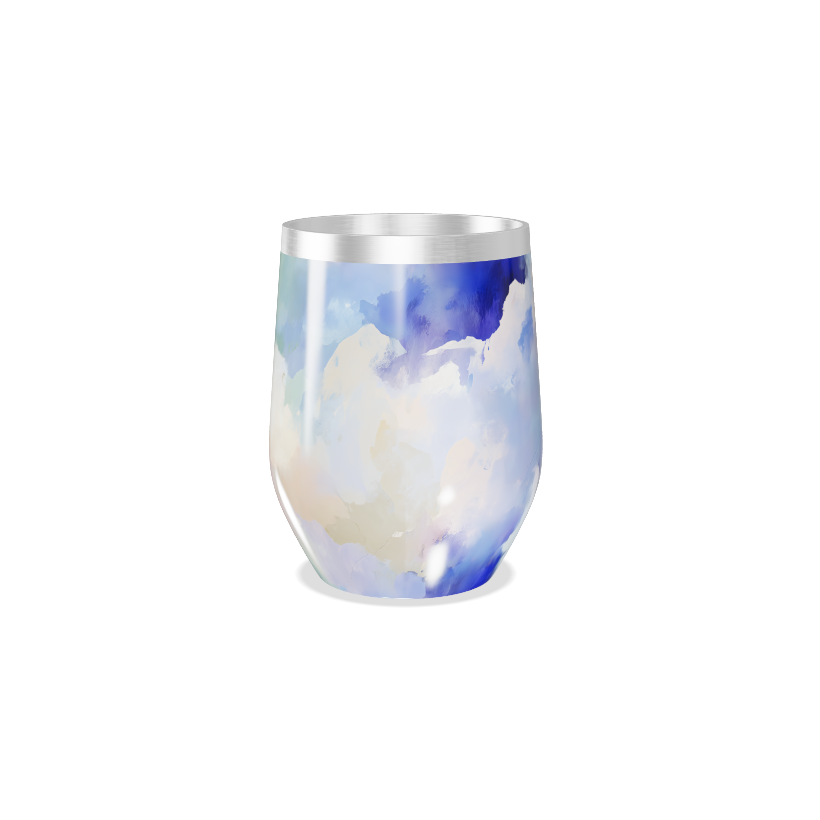 Copo Térmico Slim - Estampa Aquarela