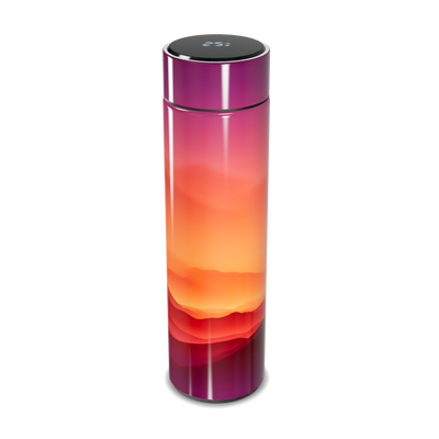 Garrafa Térmica Touch - Degradê Colorido Inox