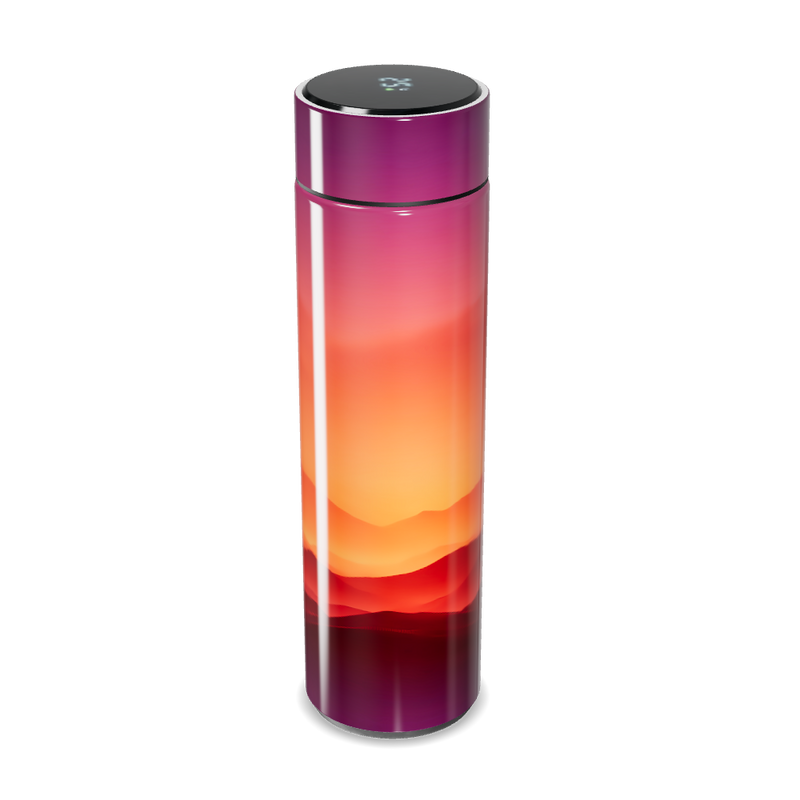 Garrafa Térmica Touch - Degradê Colorido Inox