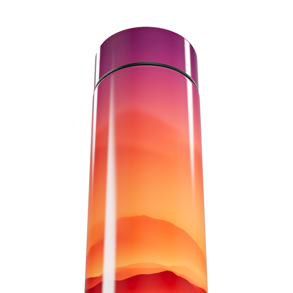 Garrafa Térmica Touch - Degradê Colorido Inox