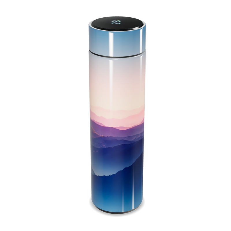 Garrafa Térmica Touch - Paisagem Colorida Inox