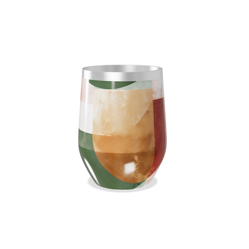 Copo Térmico Slim - Abstrato Colorido Aço Inox