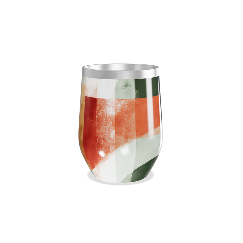 Copo Térmico Slim - Abstrato Colorido Aço Inox