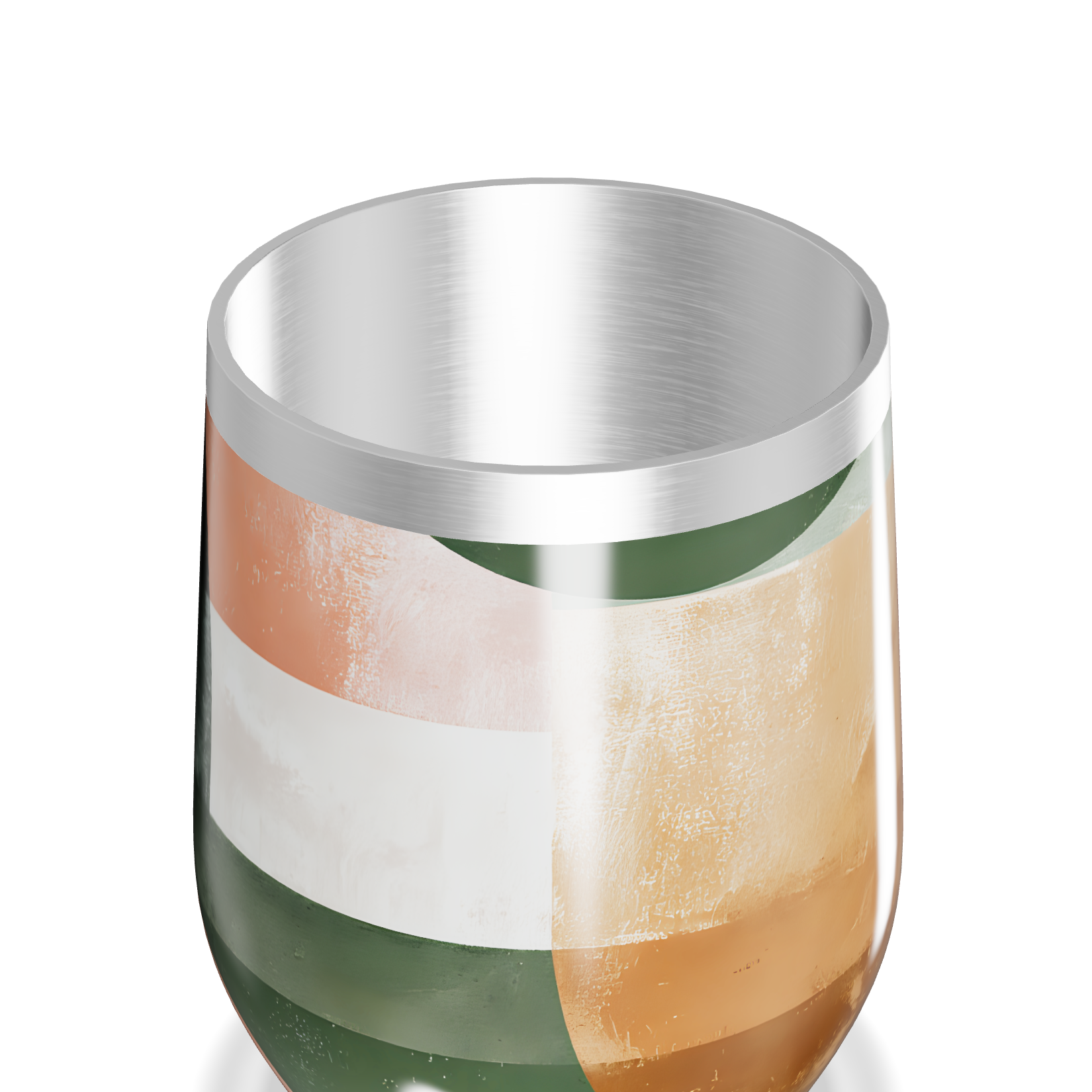 Copo Térmico Slim - Abstrato Colorido Aço Inox