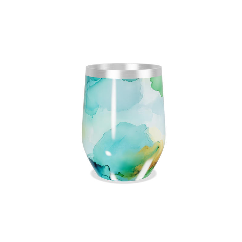 Copo Térmico Slim - Estampa Aquarela