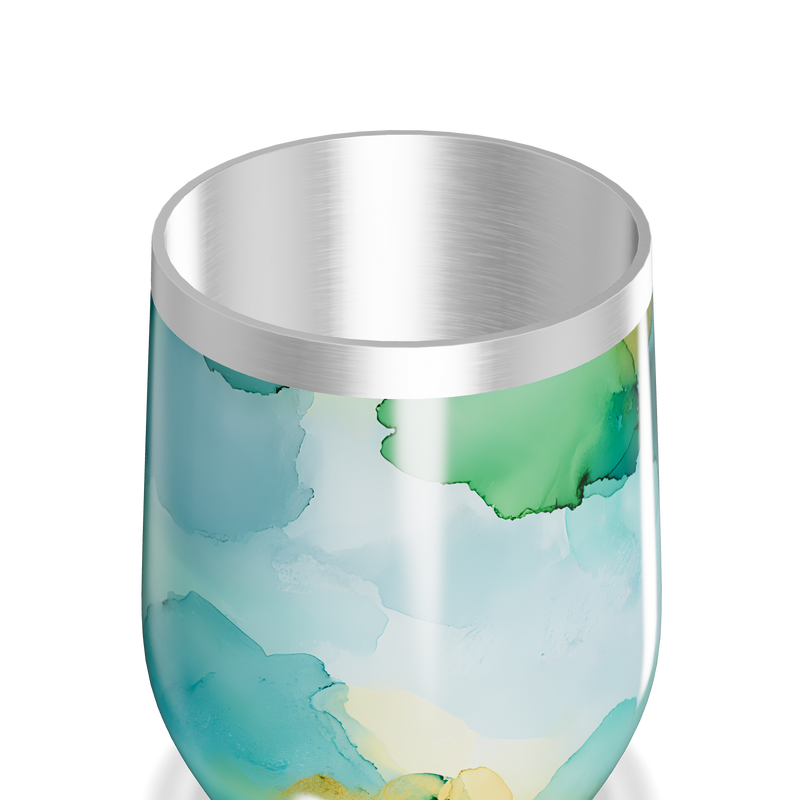 Copo Térmico Slim - Estampa Aquarela