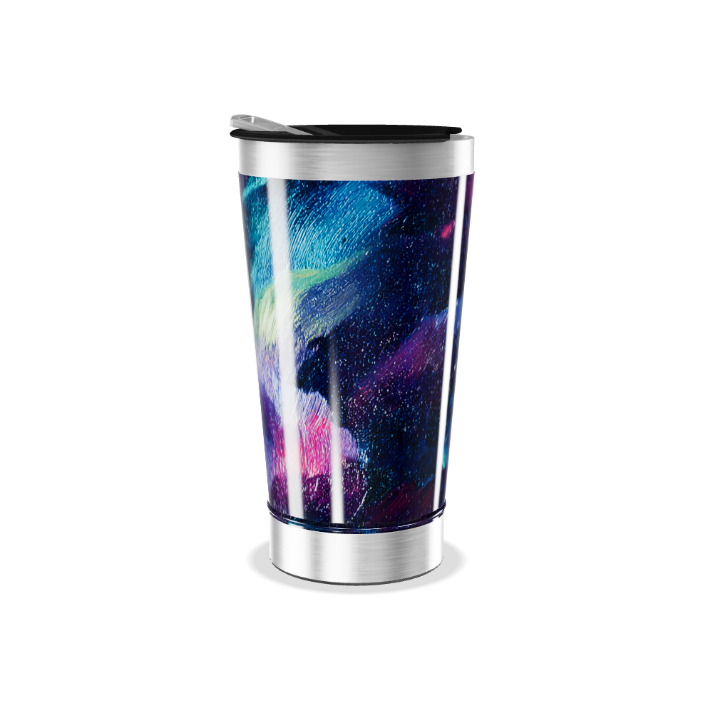 Copo Térmico - Estampa Galáxia Aço Inox