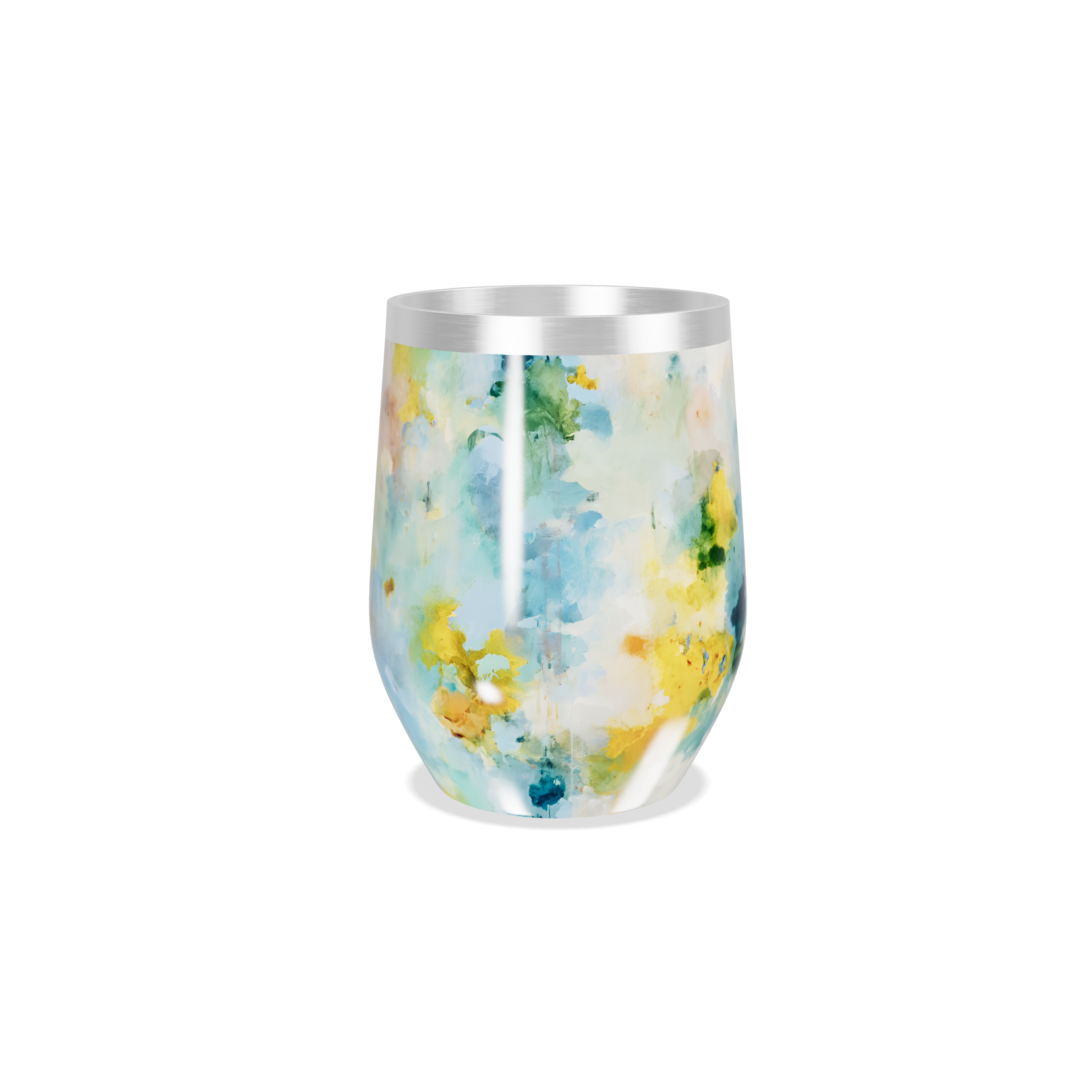 Copo Térmico Slim - Aço Inox Estampa Abstrata