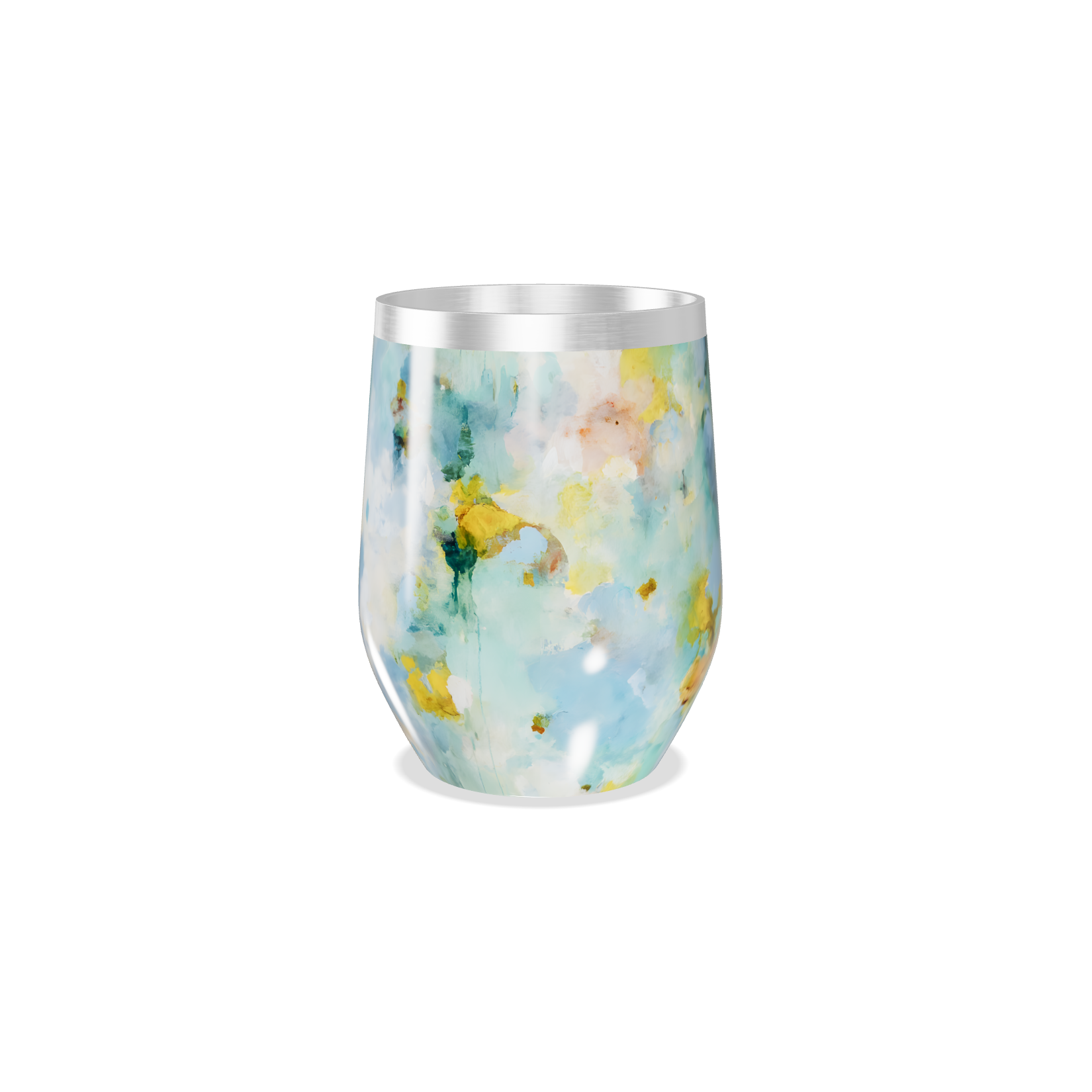 Copo Térmico Slim - Aço Inox Estampa Abstrata