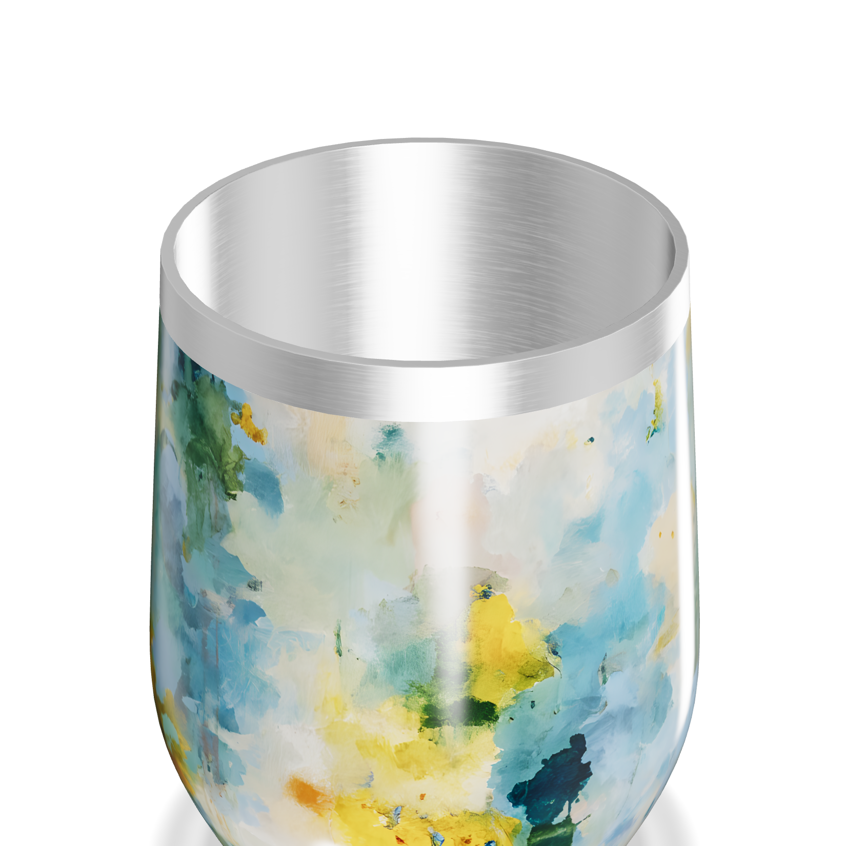 Copo Térmico Slim - Aço Inox Estampa Abstrata