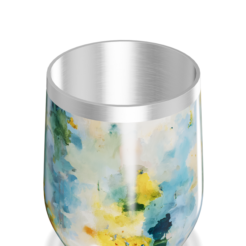 Copo Térmico Slim - Aço Inox Estampa Abstrata